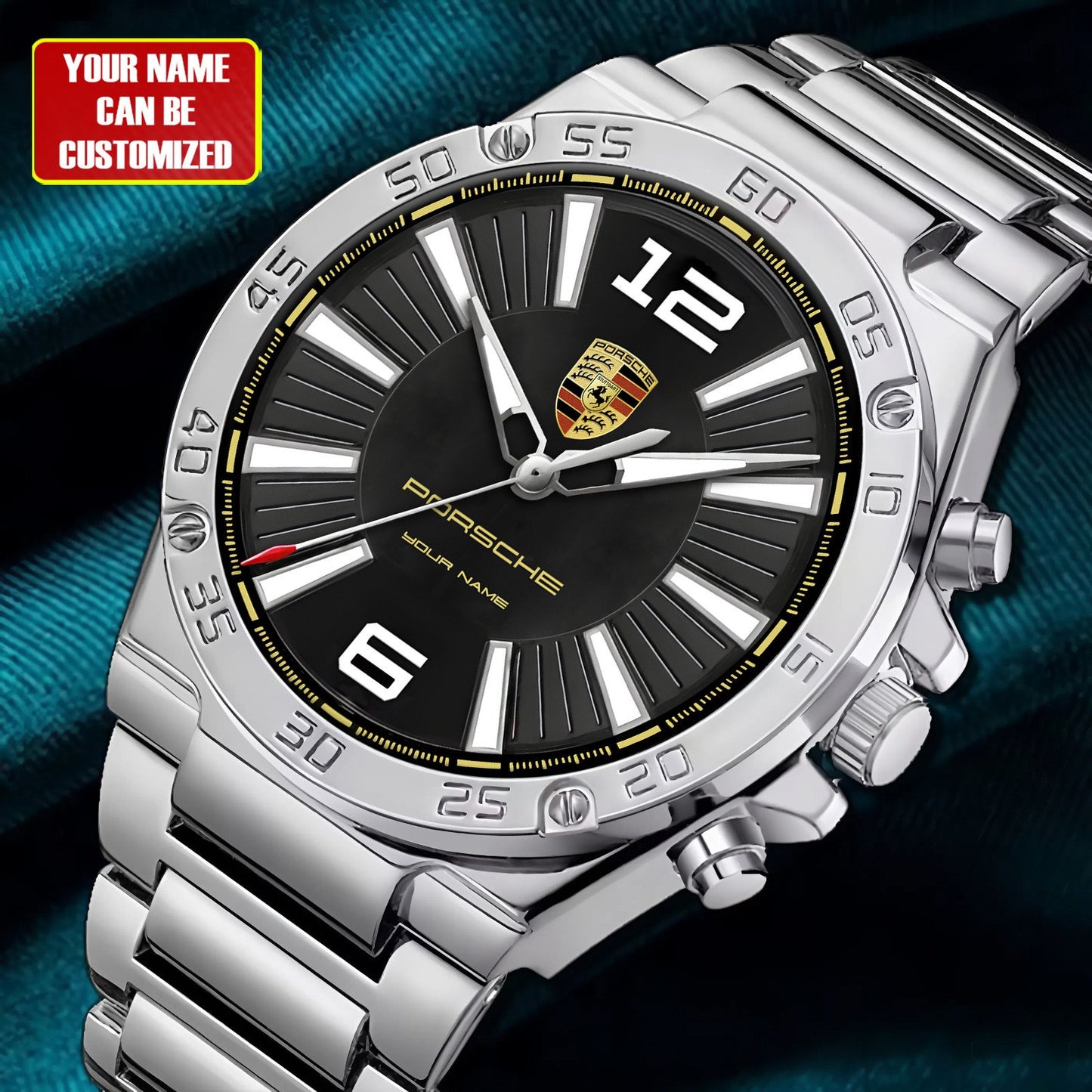 Personalized Pors DalKomm Luxury Dial Steel Watch