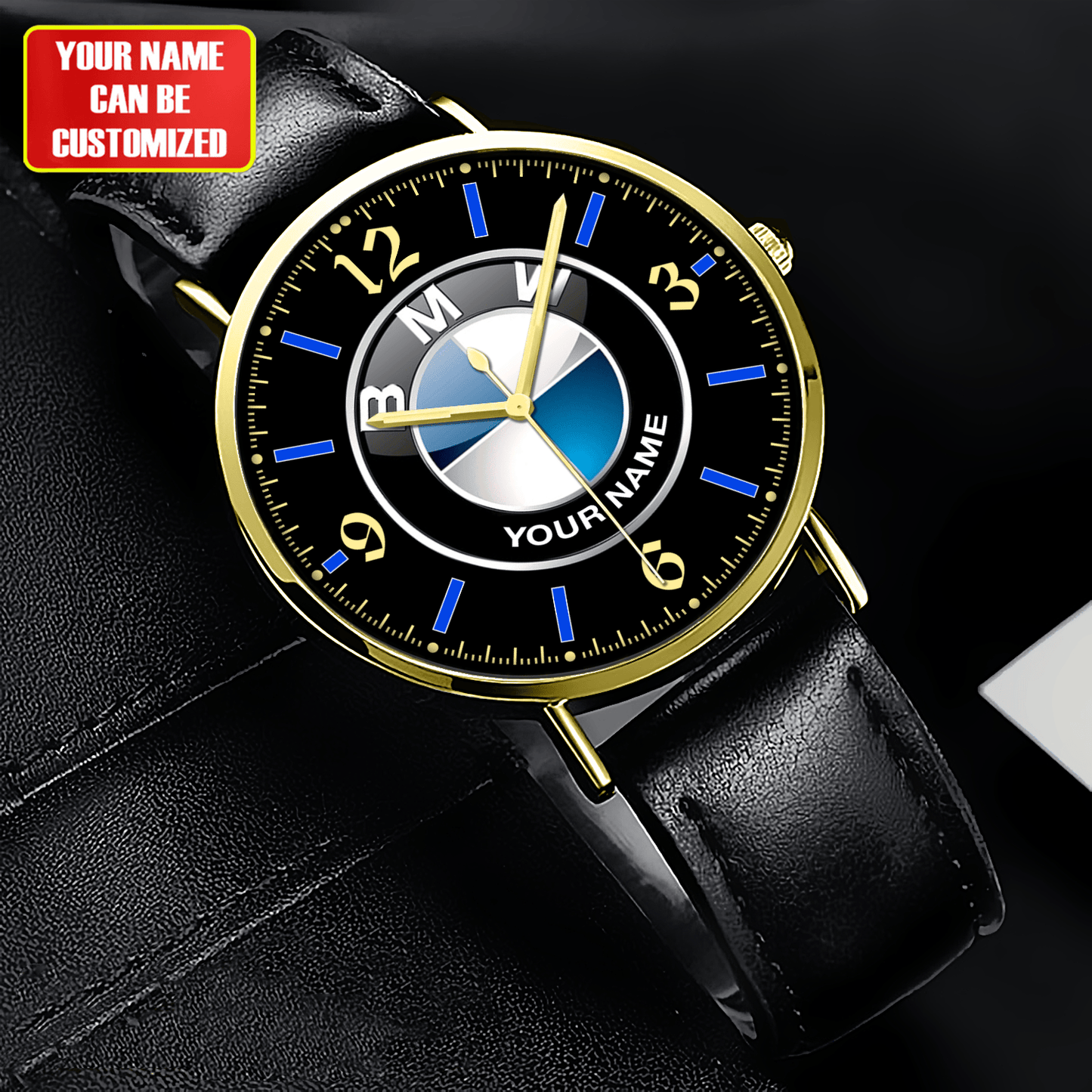 Personalized BW Quartz Leather Watch P180705