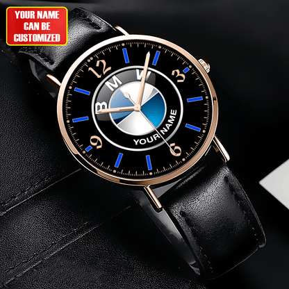 Personalized BW Quartz Leather Watch P180705