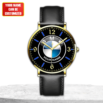 Personalized BW Quartz Leather Watch P180705