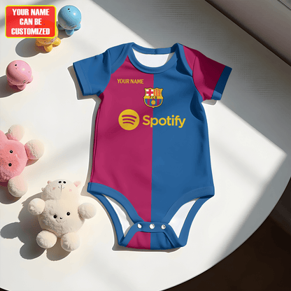 Customized Barcelona Yamal Soccer Jersey , Baby Rib Bodysuit Sizes