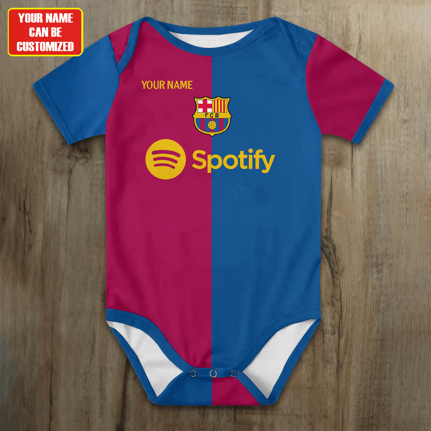 Customized Barcelona Yamal Soccer Jersey , Baby Rib Bodysuit Sizes