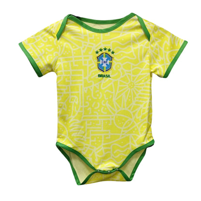 Customized Brazil Soccer Jersey , Baby Rib Bodysuit Sizes