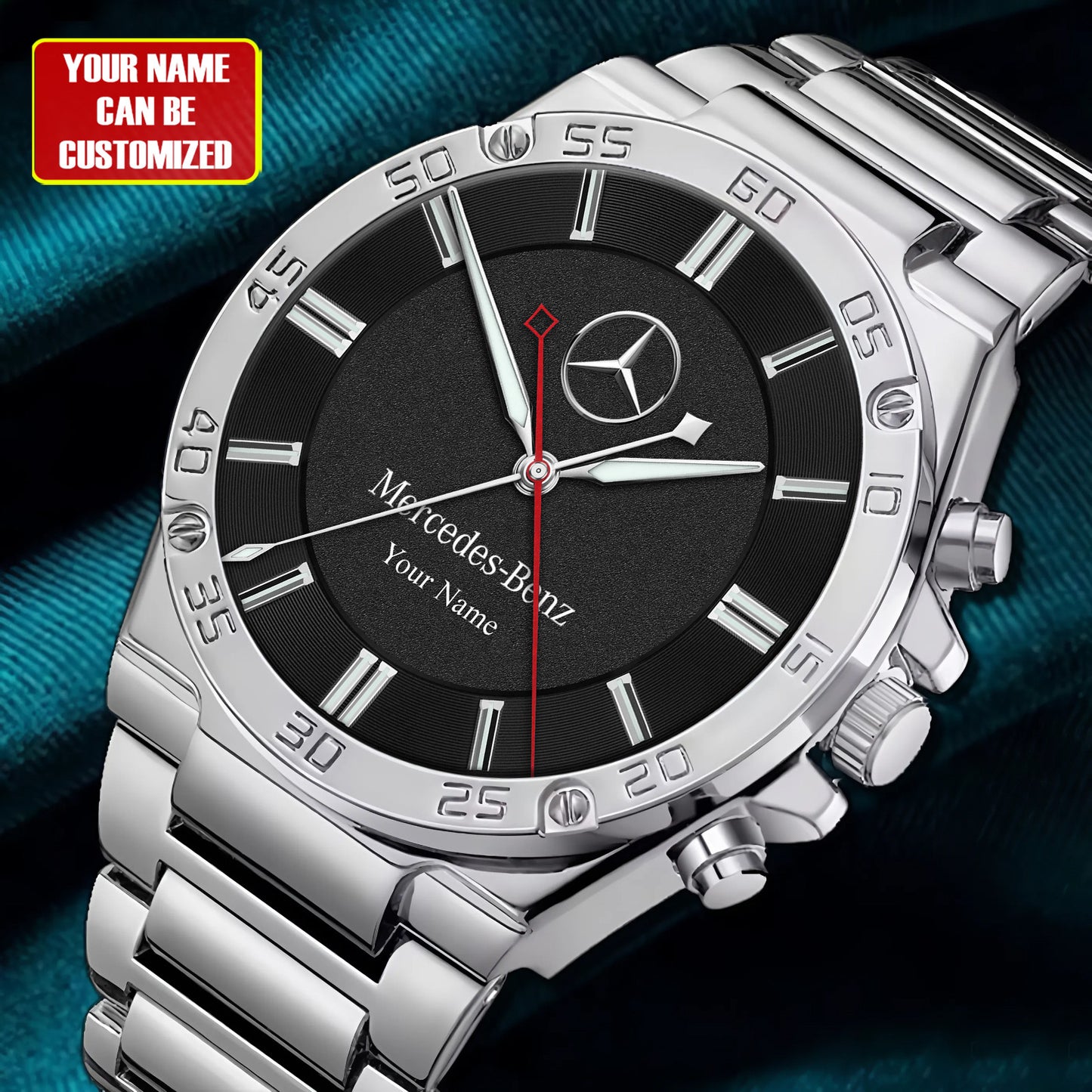 Personalized Merc A.Lange Luxury Dial Steel Watch