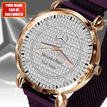 Personalized Merc sapphire Women Hand Watch