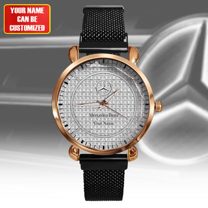 Personalized Merc sapphire Women Hand Watch