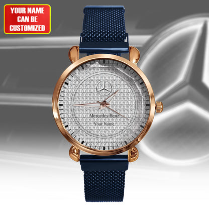 Personalized Merc sapphire Women Hand Watch