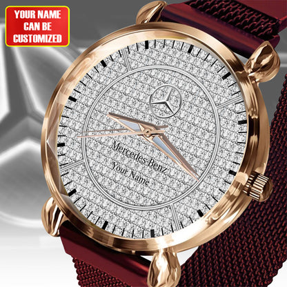 Personalized Merc sapphire Women Hand Watch