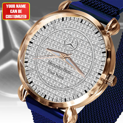 Personalized Merc sapphire Women Hand Watch