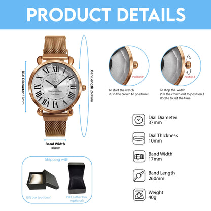 Personalized Merc Cartier Women Hand Watch