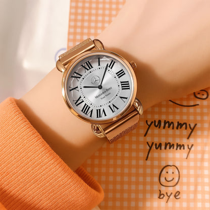 Personalized Merc Cartier Women Hand Watch