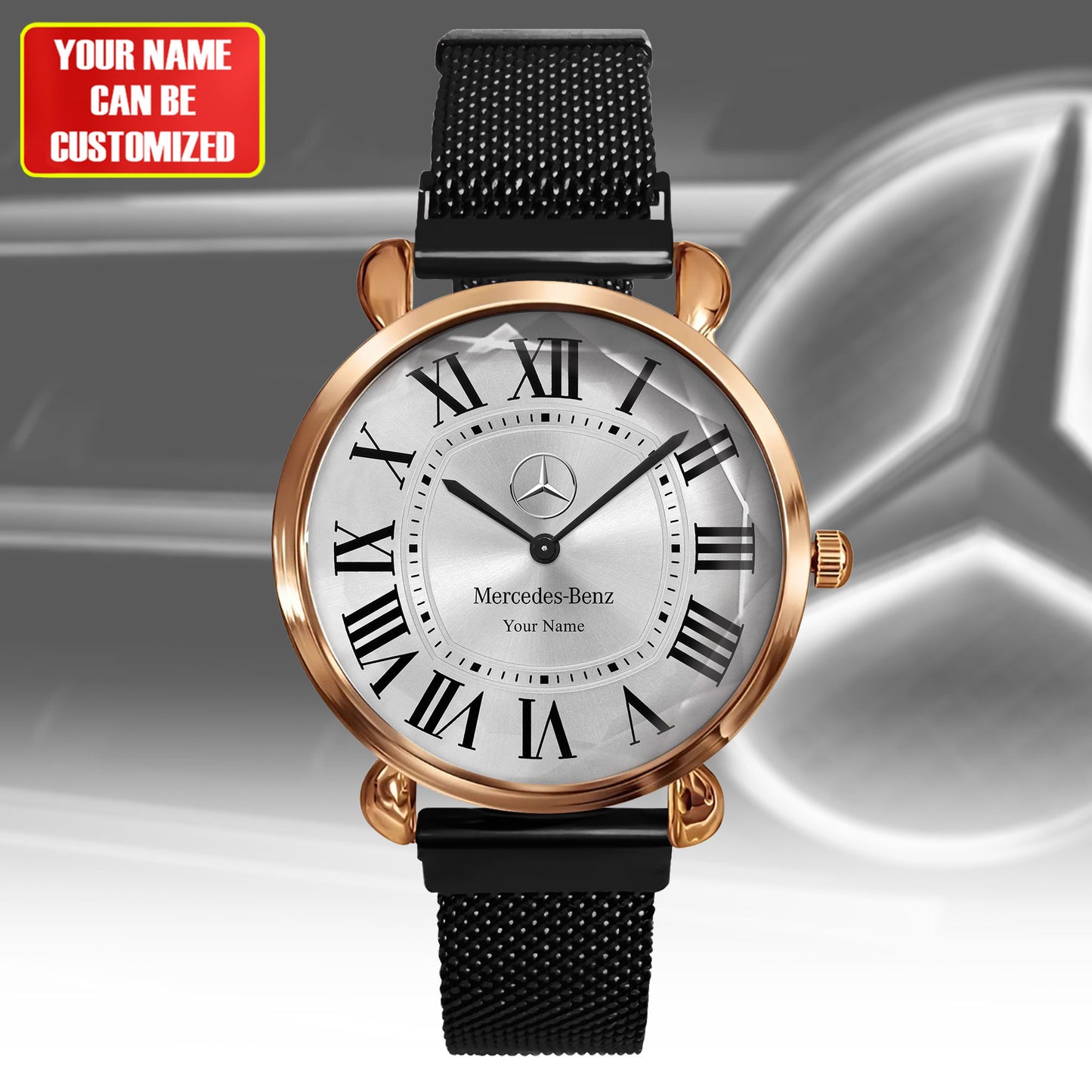 Personalized Merc Cartier Women Hand Watch