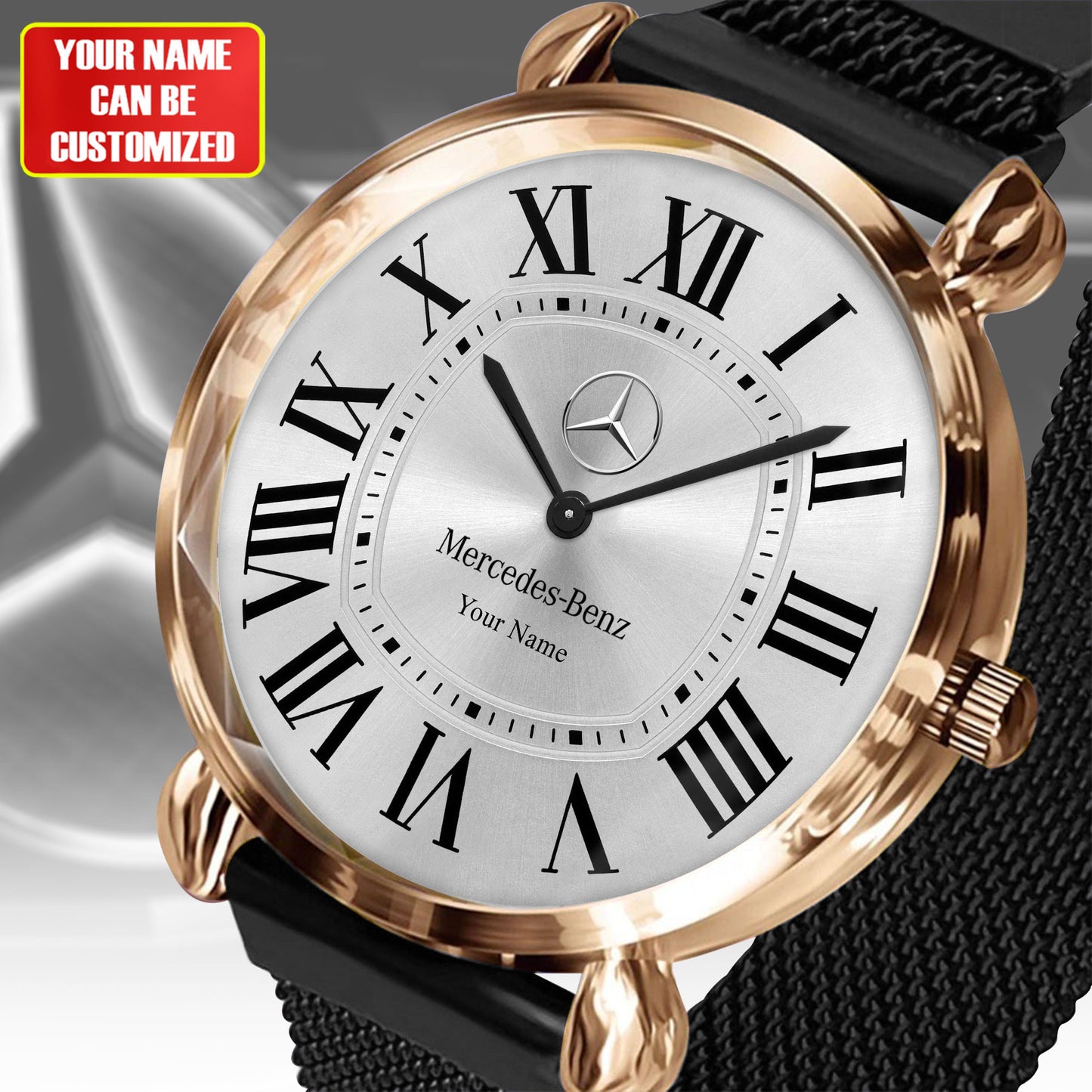 Personalized Merc Cartier Women Hand Watch