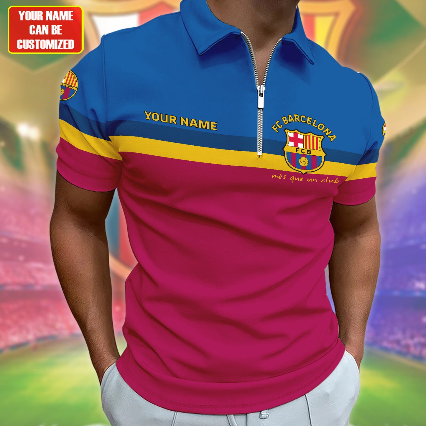 Personalized Barca FC 3D Full Printing Set , Barca FC Shirt , Hoodie , Short , Polo ,hawaii V2