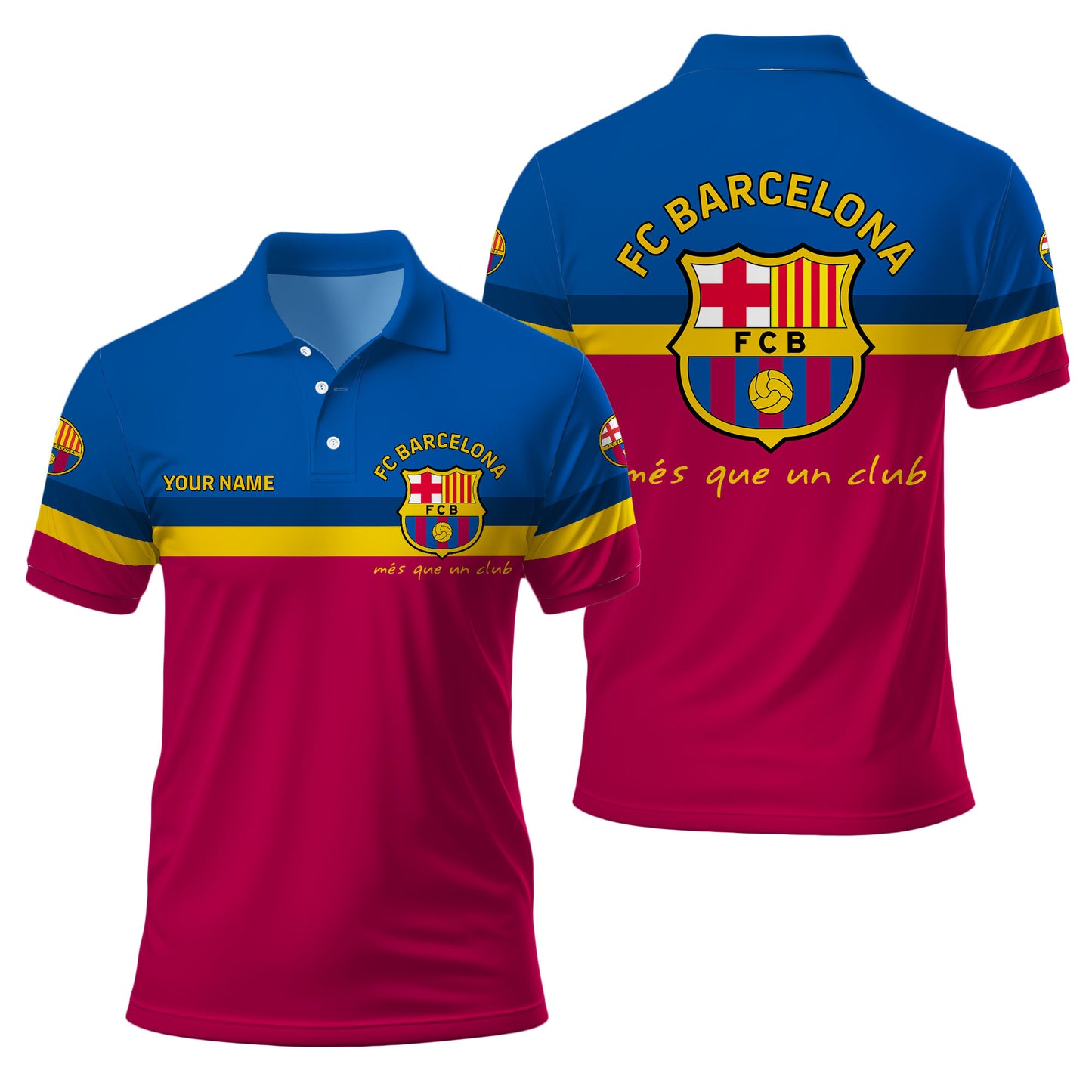 Personalized Barca FC 3D Full Printing Set , Barca FC Shirt , Hoodie , Short , Polo ,hawaii V2