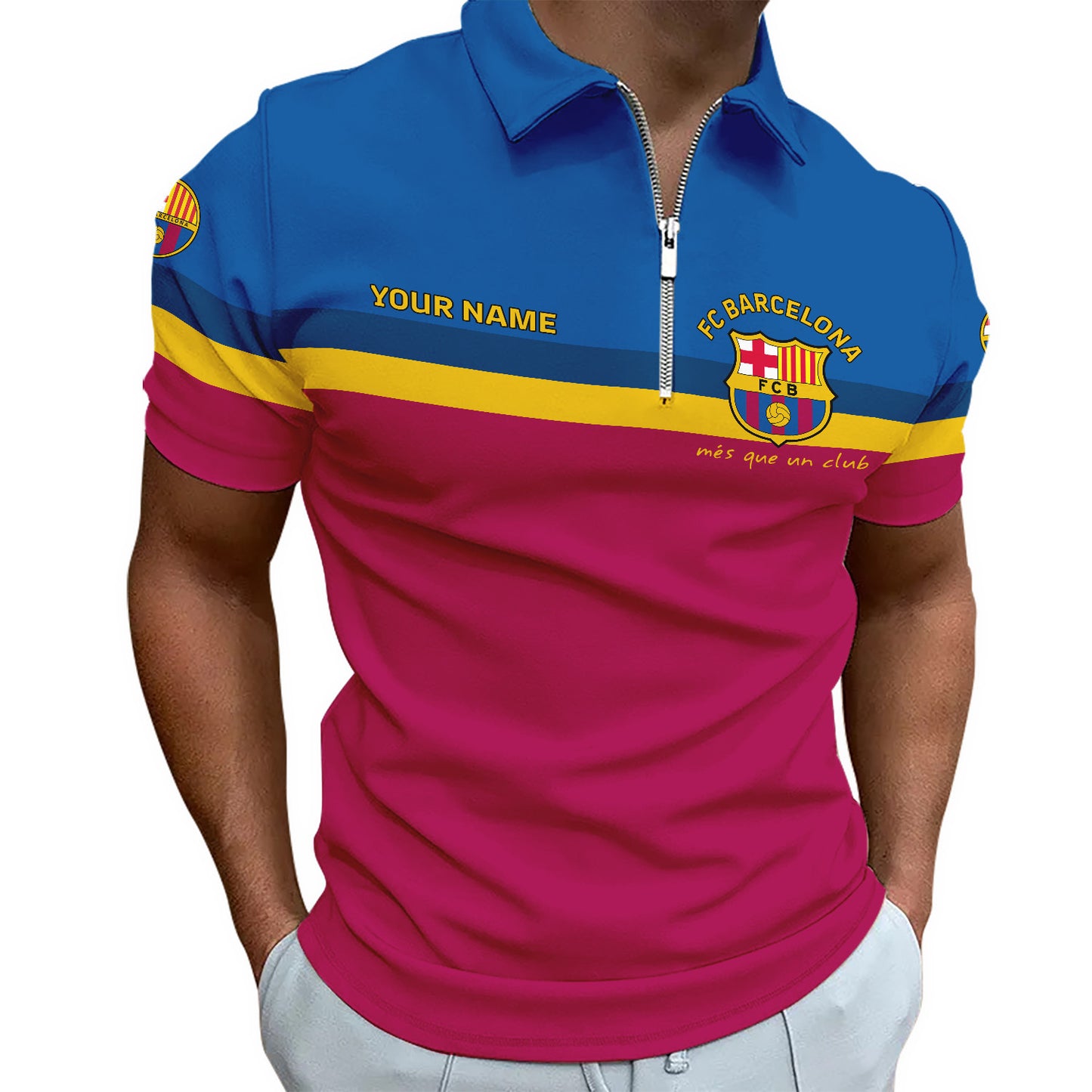 Personalized Barca FC 3D Full Printing Set , Barca FC Shirt , Hoodie , Short , Polo ,hawaii V2