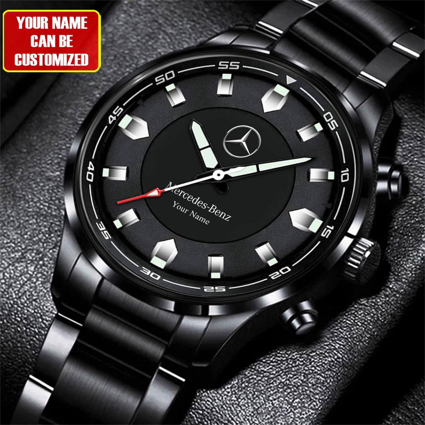 Personalized Merc Automatic Luxury Stainless Steel Watch