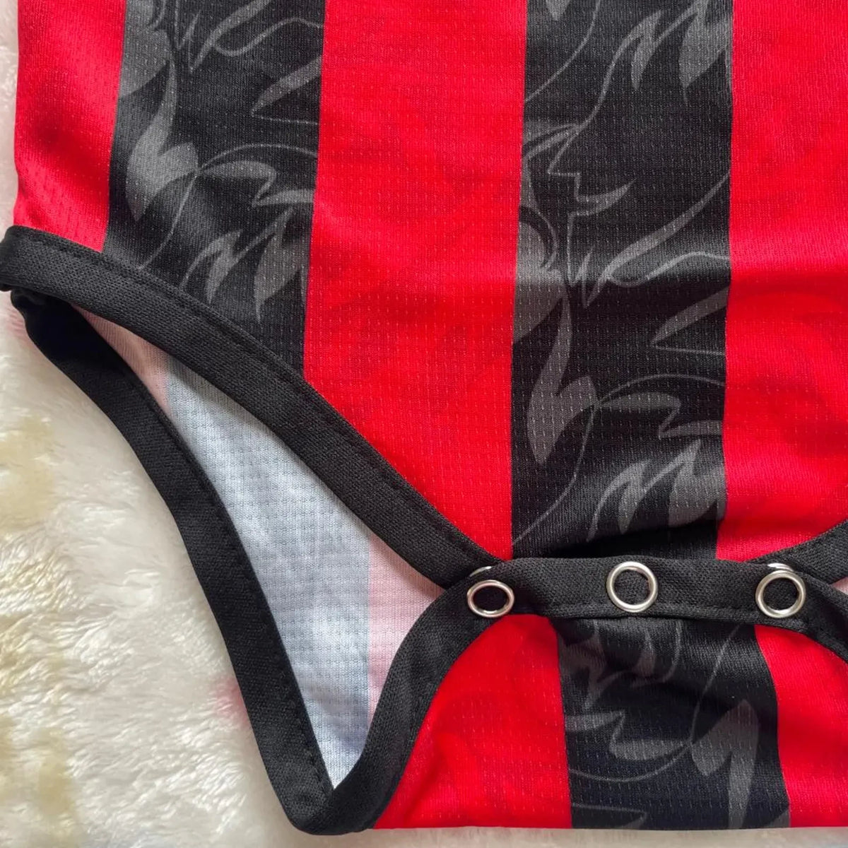 Customized AC Milan Soccer Jersey , Baby Rib Bodysuit Sizes