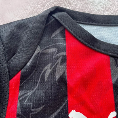 Customized AC Milan Soccer Jersey , Baby Rib Bodysuit Sizes