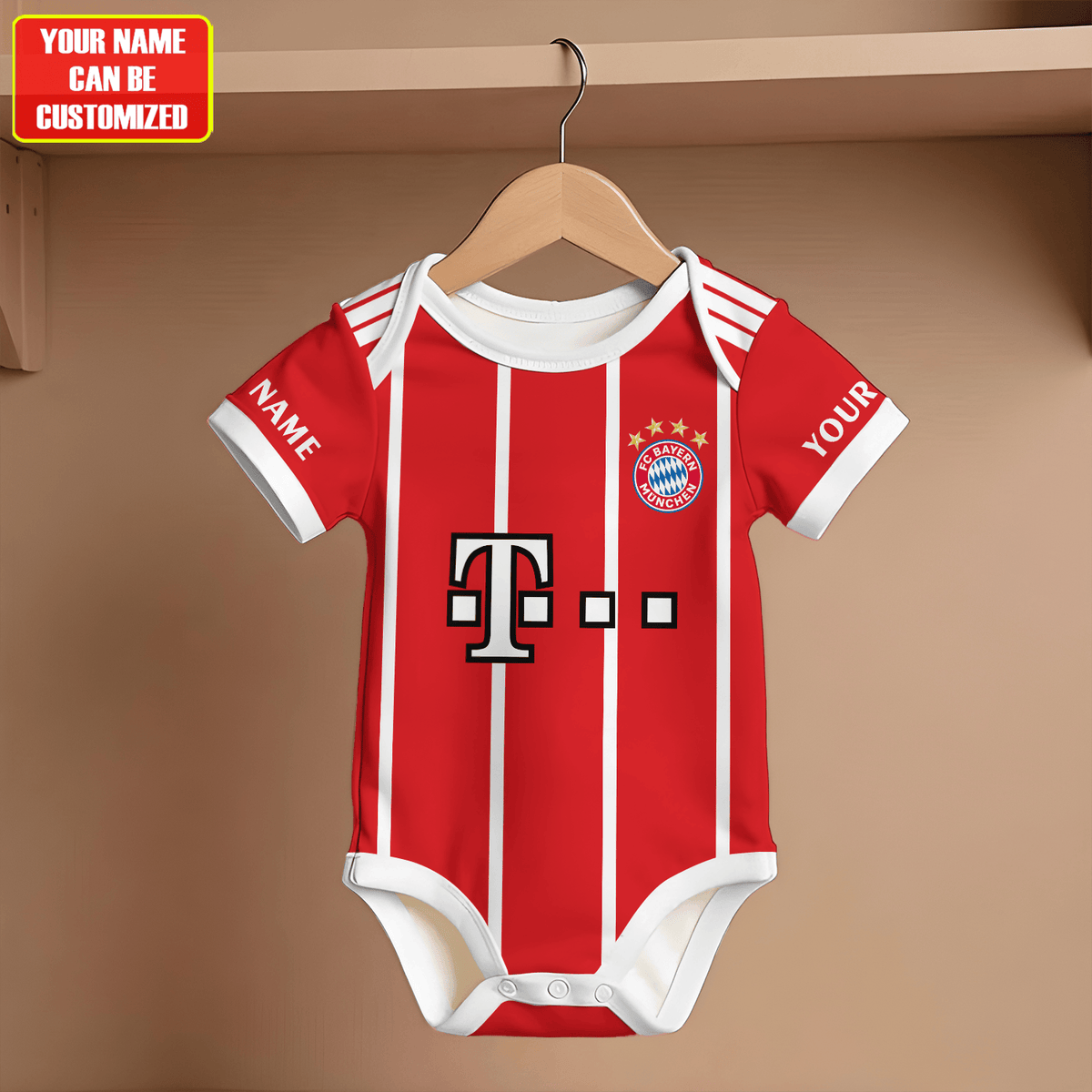 Customized Bayern soccer Jersey , Baby Rib Bodysuit Sizes