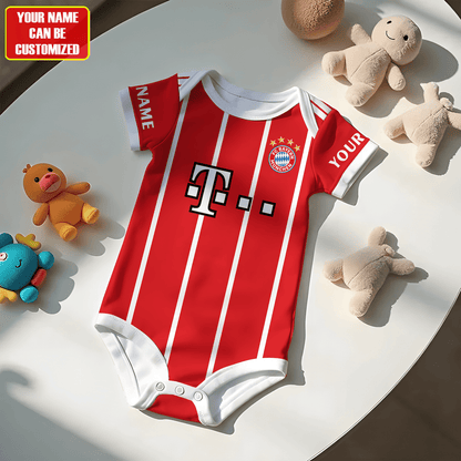Customized Bayern soccer Jersey , Baby Rib Bodysuit Sizes