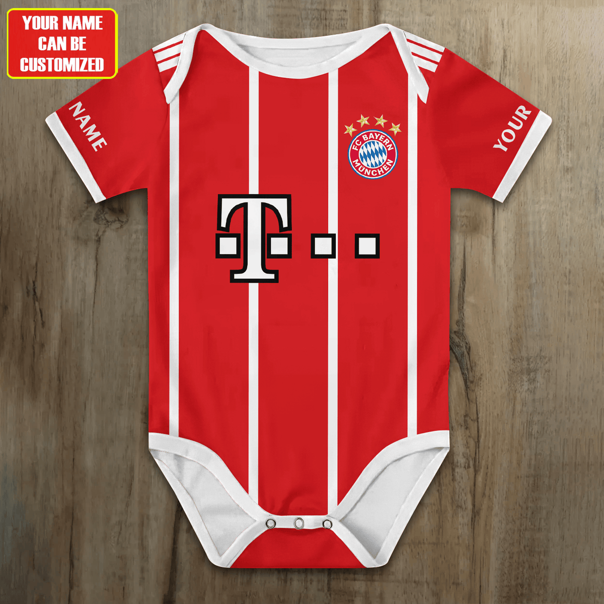 Customized Bayern soccer Jersey , Baby Rib Bodysuit Sizes