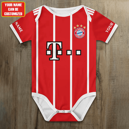 Customized Bayern soccer Jersey , Baby Rib Bodysuit Sizes