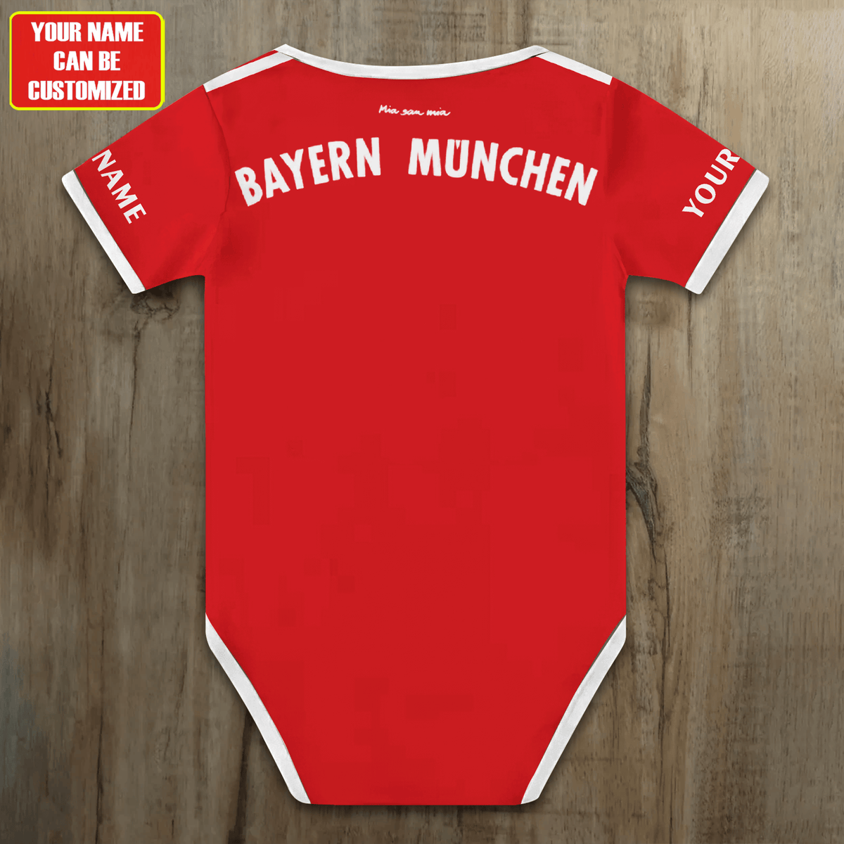 Customized Bayern soccer Jersey , Baby Rib Bodysuit Sizes