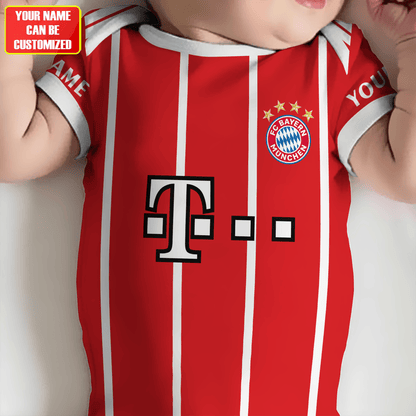 Customized Bayern soccer Jersey , Baby Rib Bodysuit Sizes