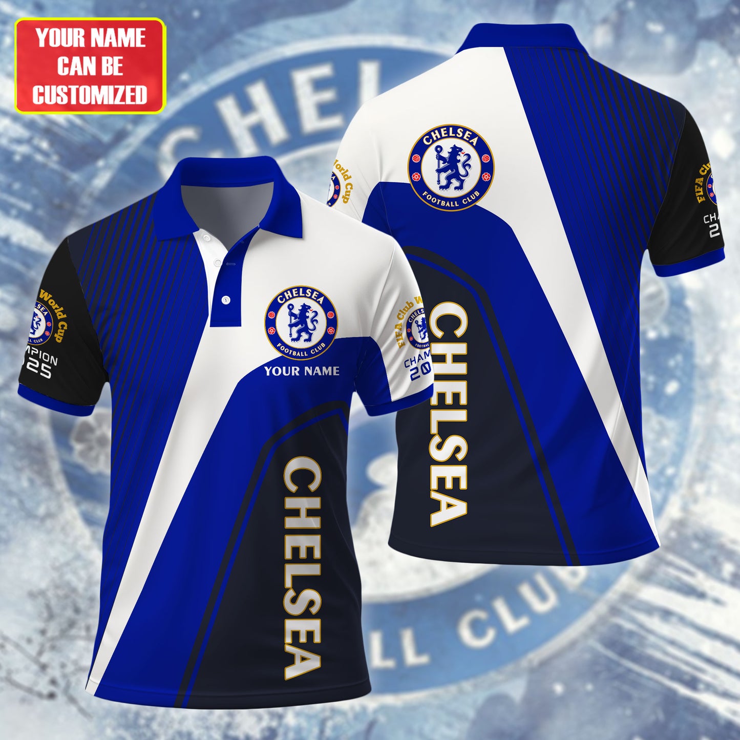 Personalized Chelsea World Champions 3D Full Printing Set , Chelsea Shirt , Hoodie , Short , Polo ,hawaii V4