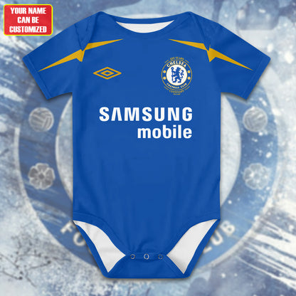 Customized Chelsea Soccer Jersey , Baby Rib Bodysuit Sizes