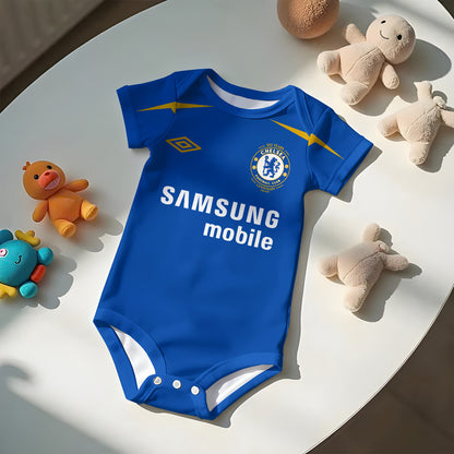 Customized Chelsea Soccer Jersey , Baby Rib Bodysuit Sizes
