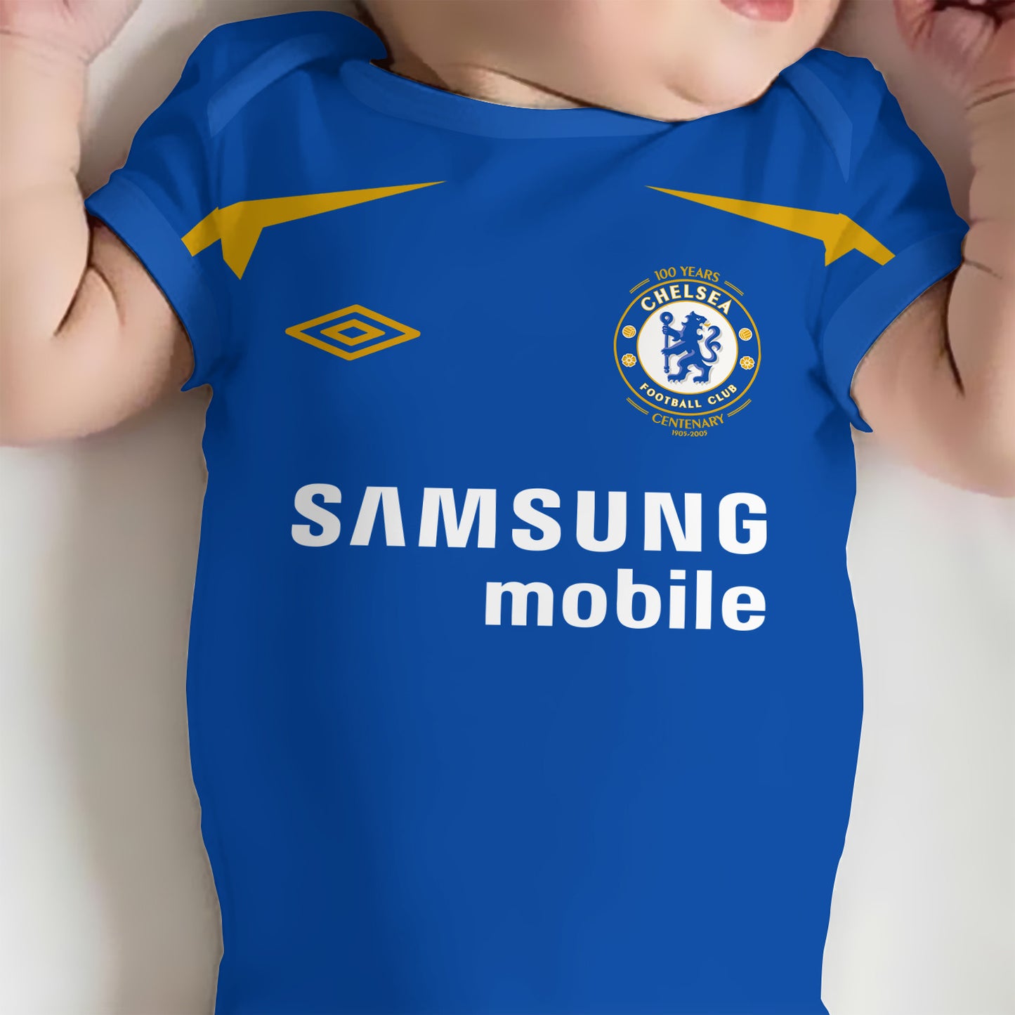 Customized Chelsea Soccer Jersey , Baby Rib Bodysuit Sizes