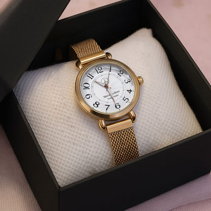 Personalized Merc Rendez-Vous Luxury Women Hand Watch