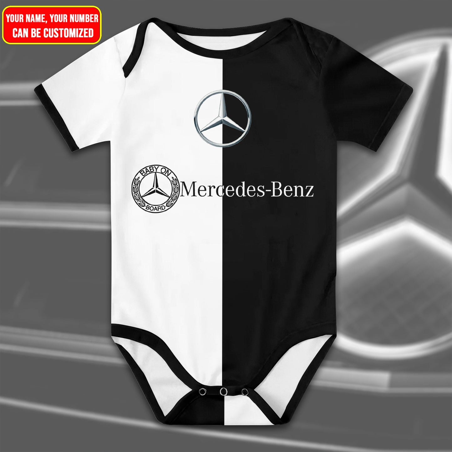 Customized Merc Jersey , Baby Rib Bodysuit Sizes