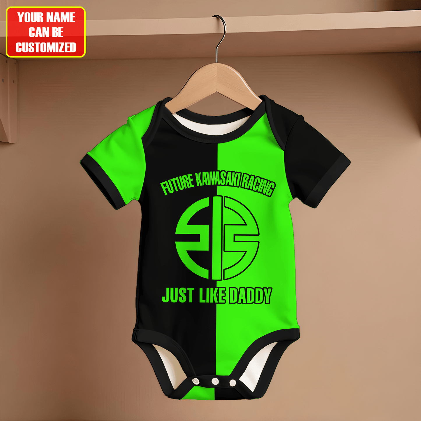 Customized KW Racing Jersey , Baby Rib Bodysuit Sizes