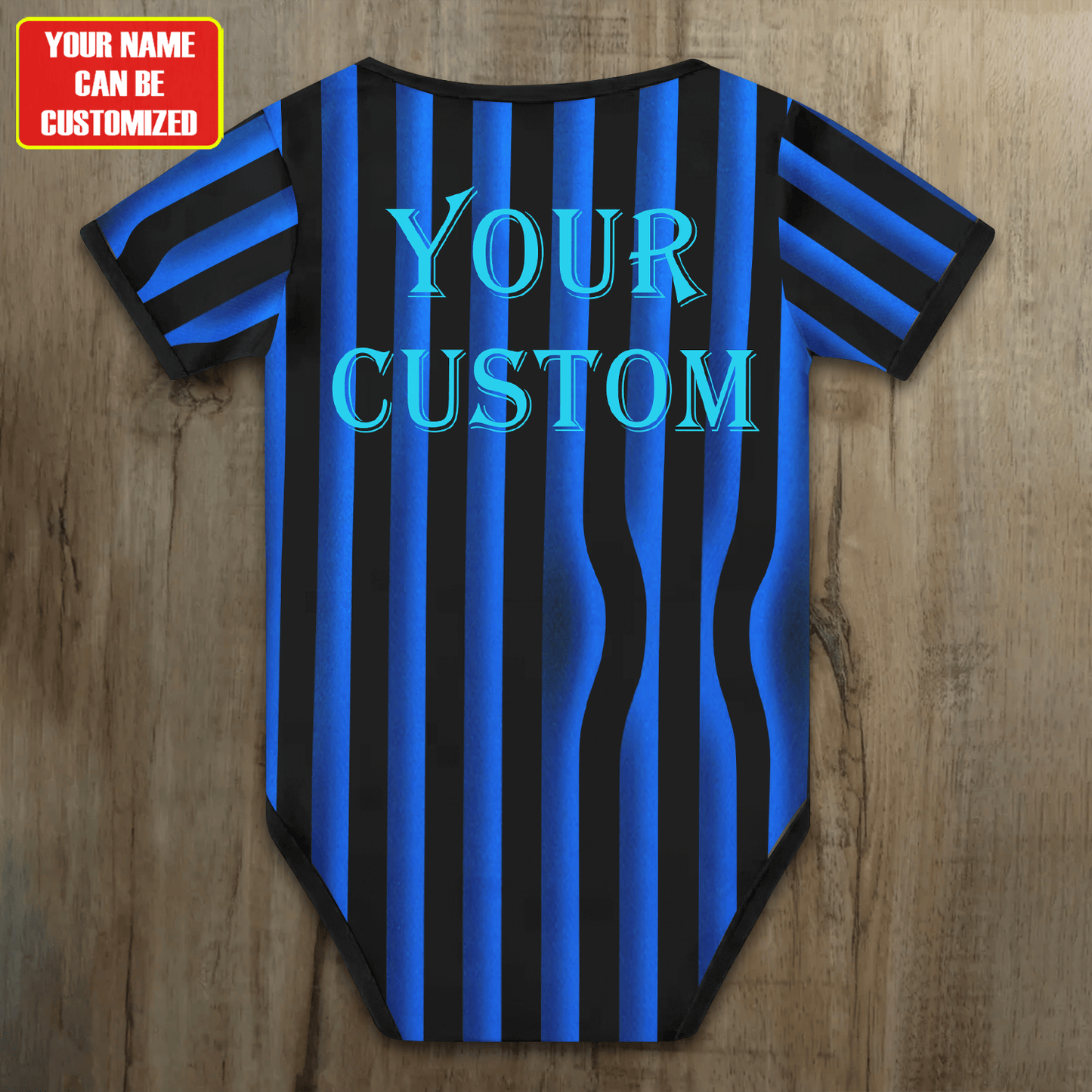 Customized Inter Milan Soccer Jersey , Baby Rib Bodysuit Sizes