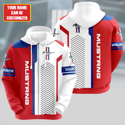 Personalized F Mustang 3D All over Printed Hoodie and Sweatpants set