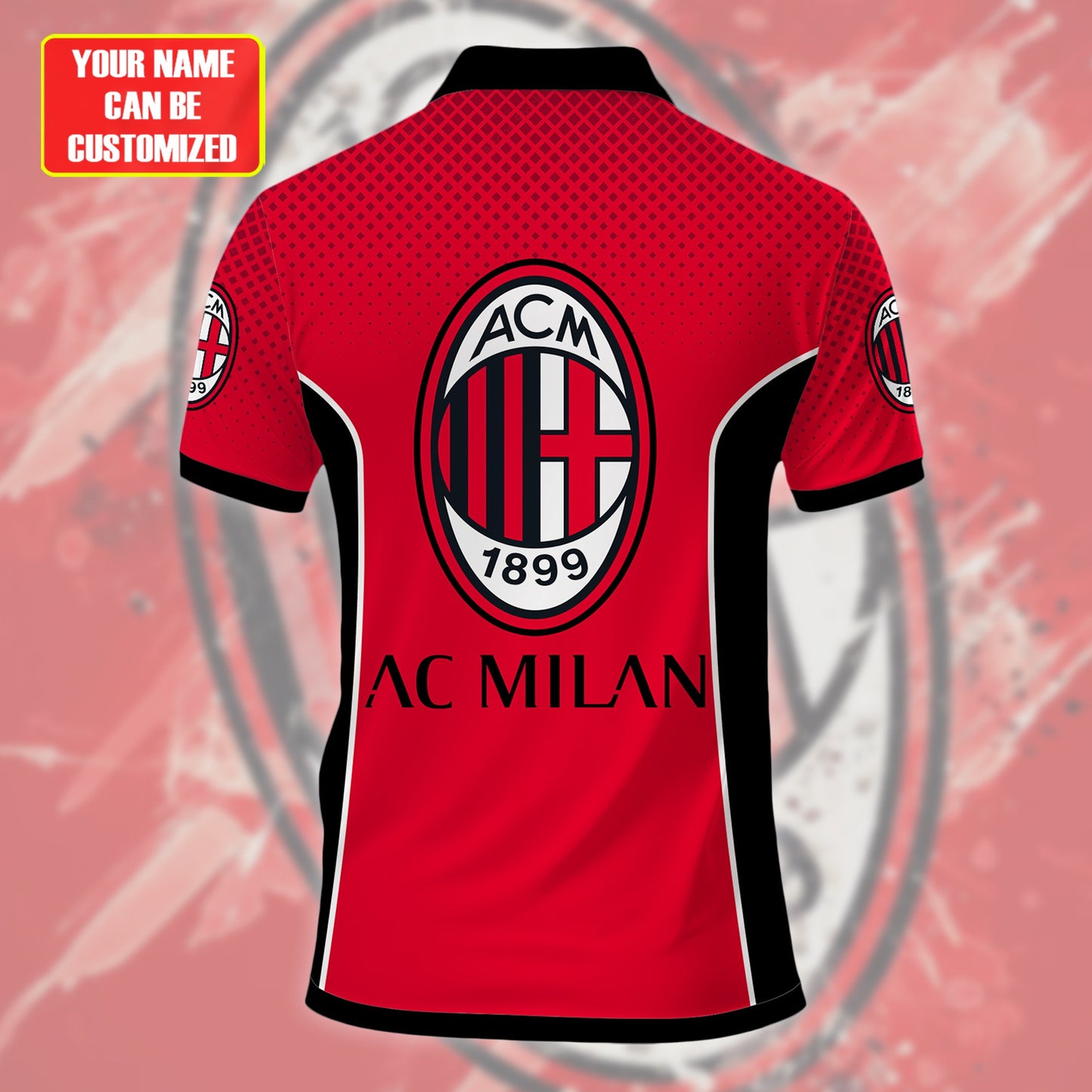 Personalized AC Milan Q2 3D Full Printing Set , AC Milan Q2 Shirt , Zipper Polo, Hoodie , Short , Polo ,hawaii V2