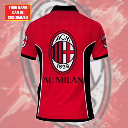 Personalized AC Milan Q2 3D Full Printing Set , AC Milan Q2 Shirt , Zipper Polo, Hoodie , Short , Polo ,hawaii V2