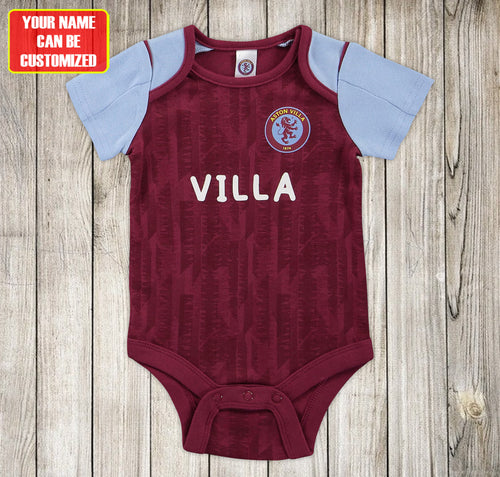 Customized Aston Villa Jersey , Baby Rib Bodysuit Sizes