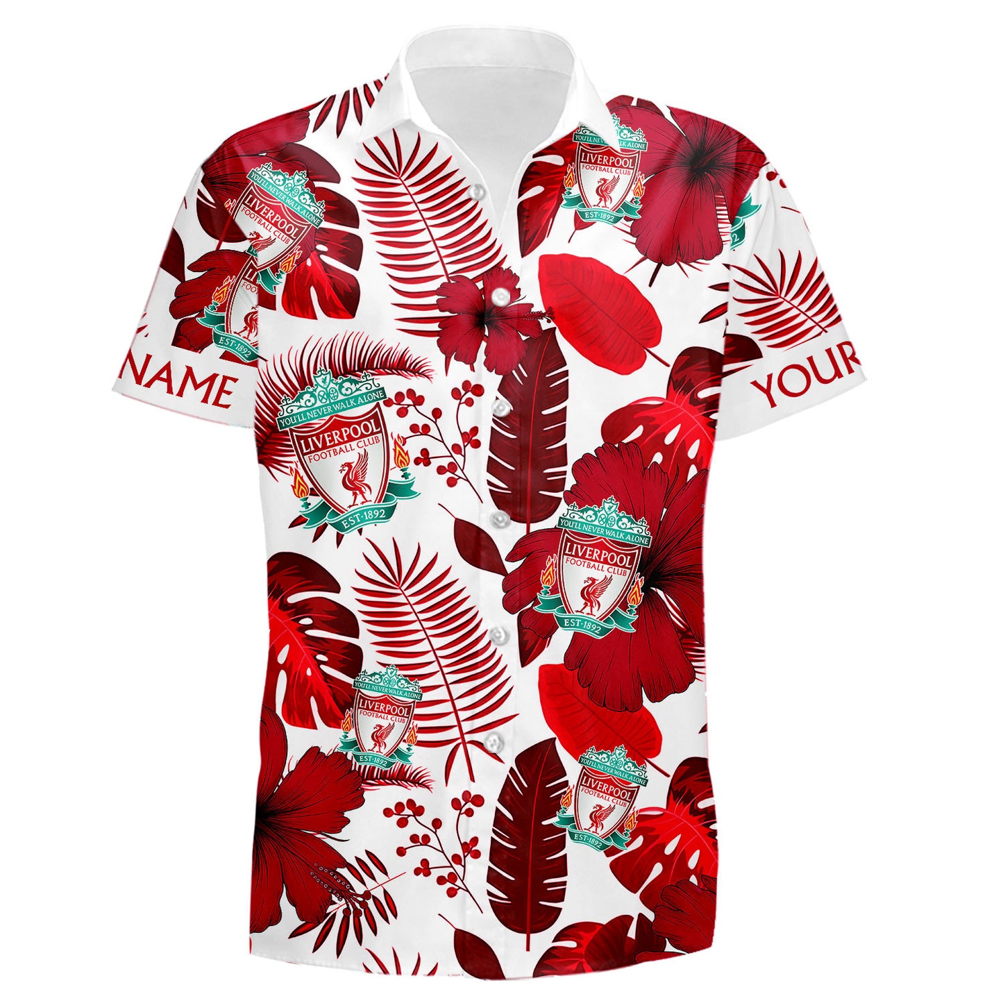 Personalized LVP Tropical Hawaii Shirt Beach Short