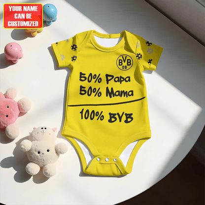 Customized Dortmund Jersey , Baby Rib Bodysuit Sizes