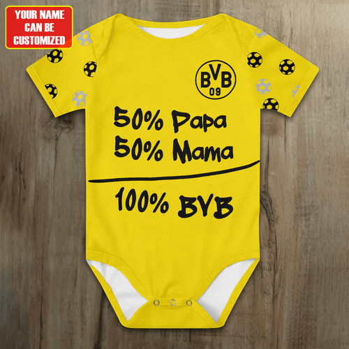 Customized Dortmund Jersey , Baby Rib Bodysuit Sizes