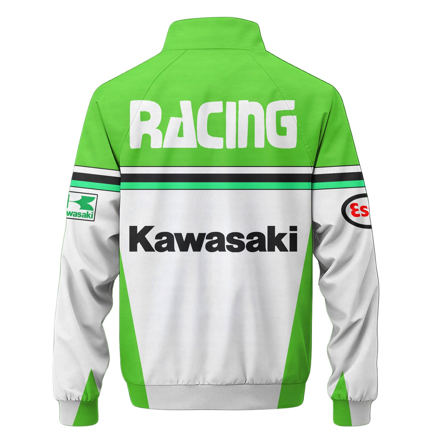 Kw X Racing Zipper Stand Collar Jacket
