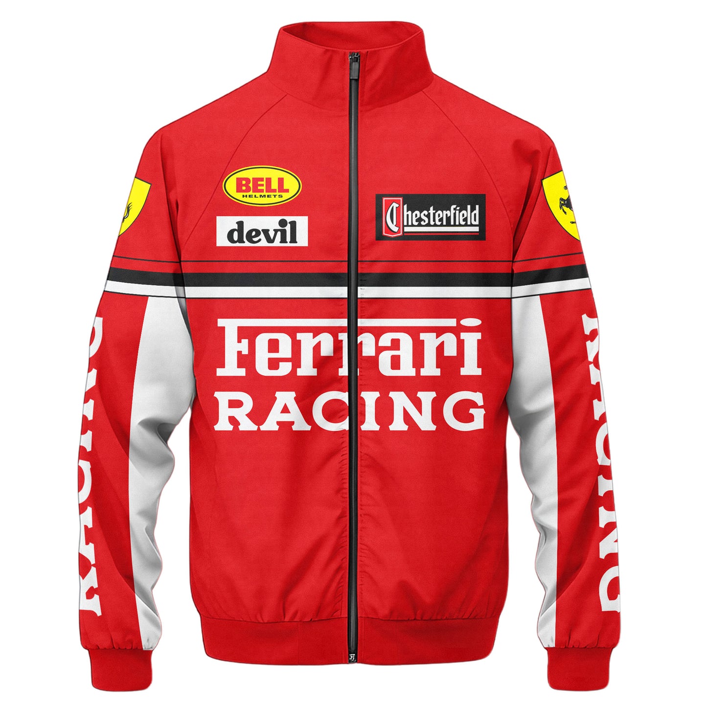 S.F Racing Sport Zipper Stand Collar Jacket