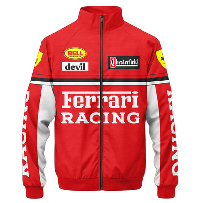 S.F Racing Sport Zipper Stand Collar Jacket