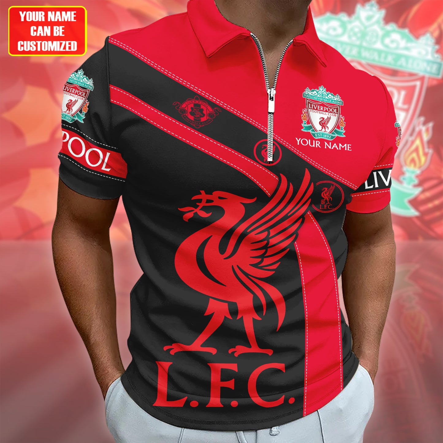 Personalized Liverpool Q17 3D Full Printing Set ,Liverpool Q17 Shirt , Hoodie , Short , Polo ,hawaii