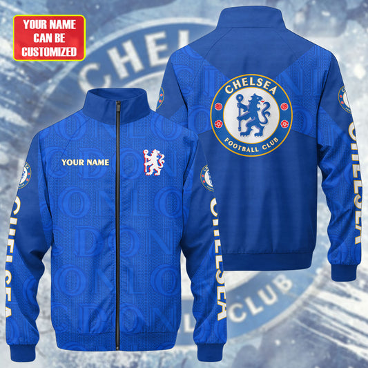 Personalized Chelsea Sport Zipper Stand Collar Jacket