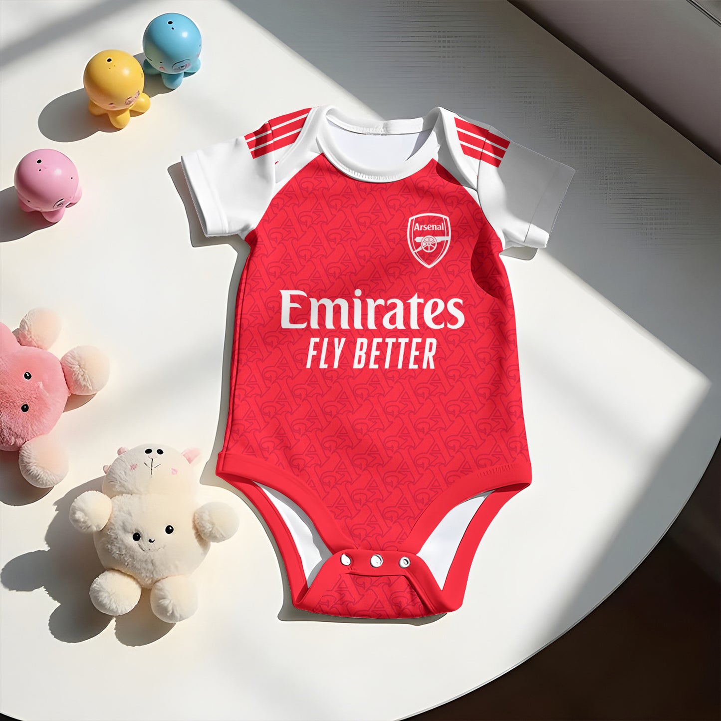Customized Arsenal Soccer Jersey , Baby Rib Bodysuit Sizes